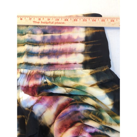 Earthbound Trading Co Harem Jogger Pants S Drop Waist Tie Dye Boho Trendy Flowy - Picture 9 of 9